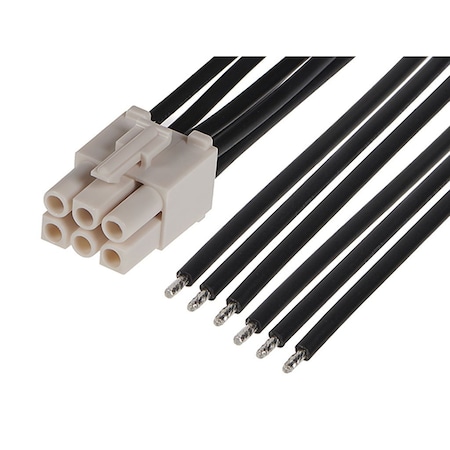 Molex Wire Connector, 14 AWG Max, Bare, Nylon Insulation, 600 V AC/DC, 12 A 2162911063